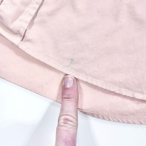 Saturdays New York salmon short sleeve button down shirt - Picture 5 of 10